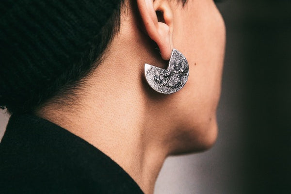Boucles d'oreilles en forme de Lune