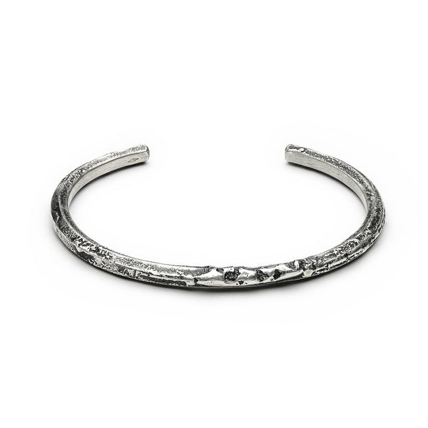 Bracelet avec coupe hexagone en argent 925