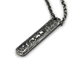 Collier reglar fin en argent 925 brut de fonte